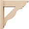 Ekena Millwork 5 1/2-in W x 16-in D x 16-in H Funston Trad Rough Cedar Woodgrain TimberThane Outlooker, Primed Tan OUTUR055X16X16FST04RCPR - alternate 4